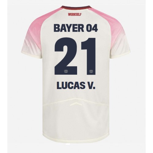 Stroje piłkarskie Bayer Leverkusen Lucas Vazquez #21 Koszulka Wyjazdowej 2025-26 Krótki Rękaw